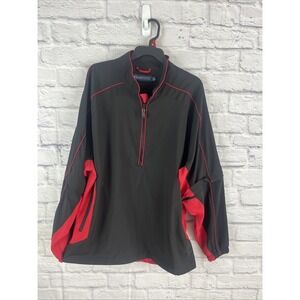 PGA Tour Men's Golf Activewear Quarter  Zip Removable Sleeve Windbreaker Size XL